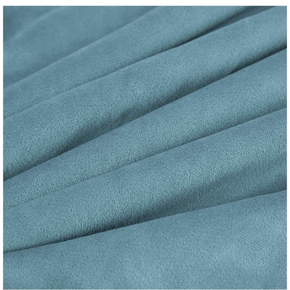 Dusty Light Blue Modern Preppy Pompom Throw Pillow Decorative Cute Cover Set - Picture 5 of 16